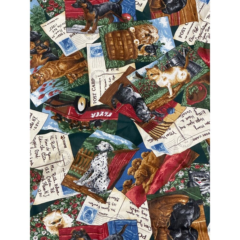 Dogs and Cats, Letters, Baby Blanket, 41x66, Throw, Animals, Pets, Nursery, Bed